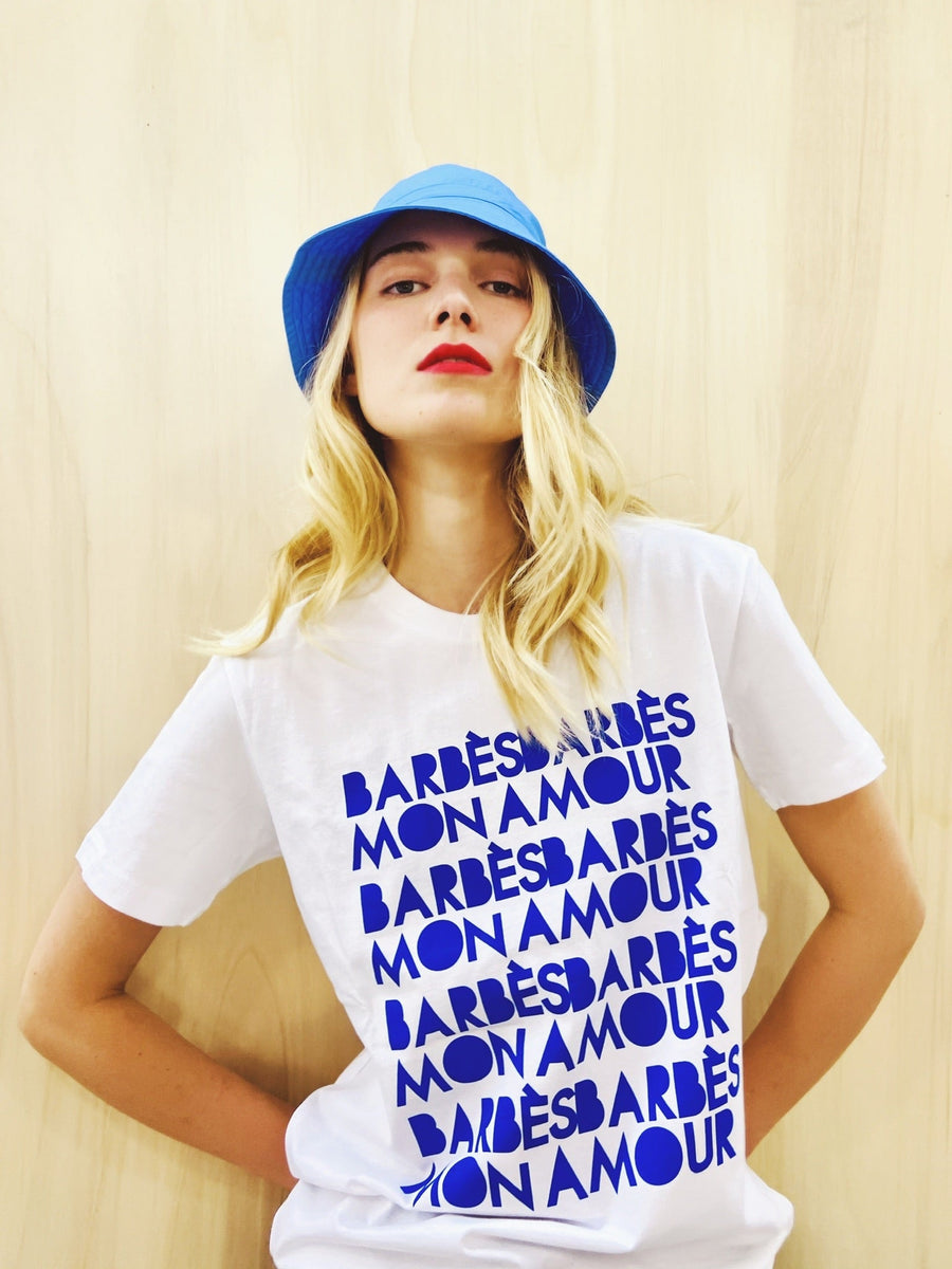 T-shirt Barbès Mon Amour - Blanc - Sakina M'sa