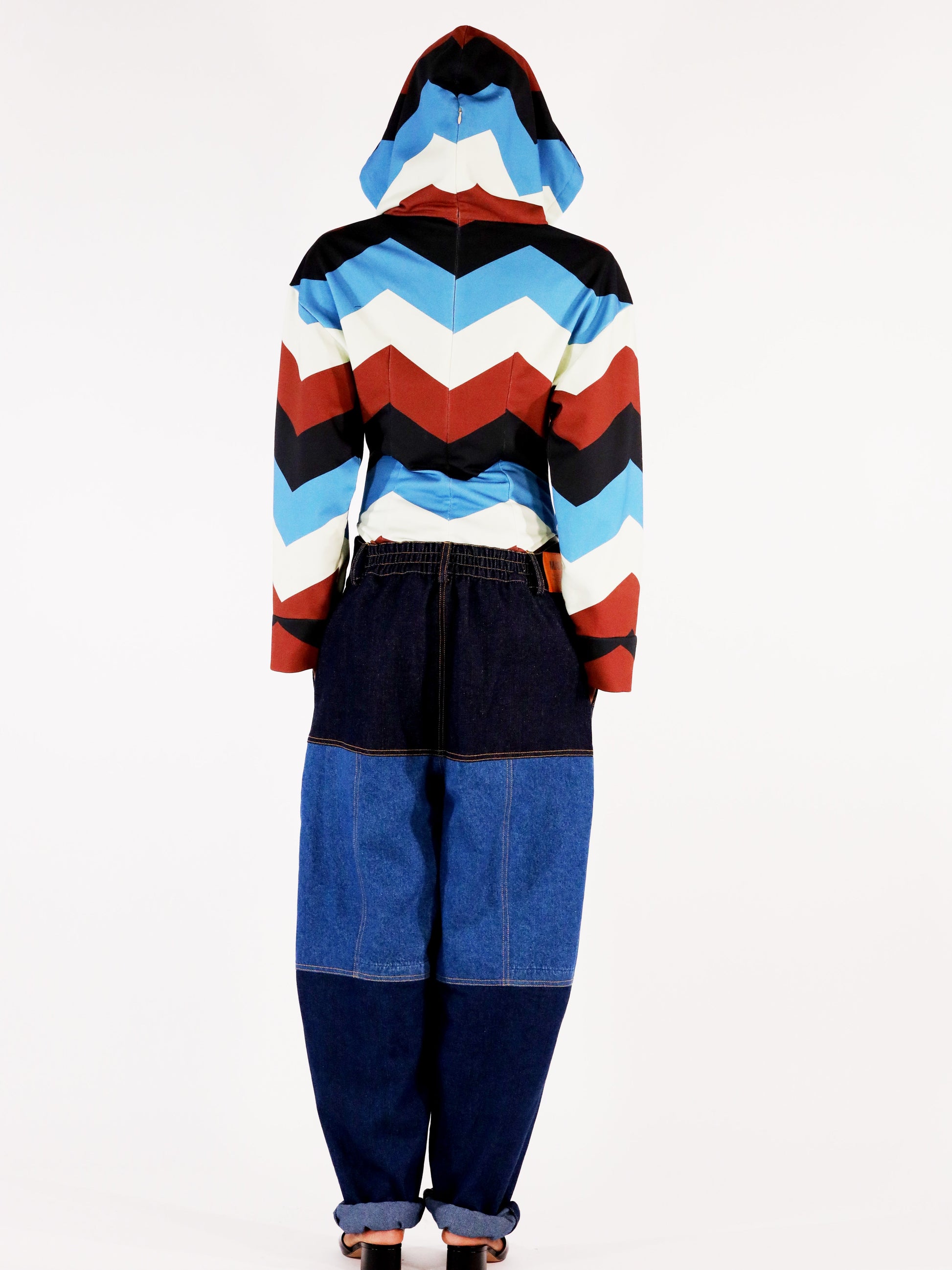 Body BODYHOODIE à capuche, print exclusif en chevrons signature - Sakina M&#39;sa