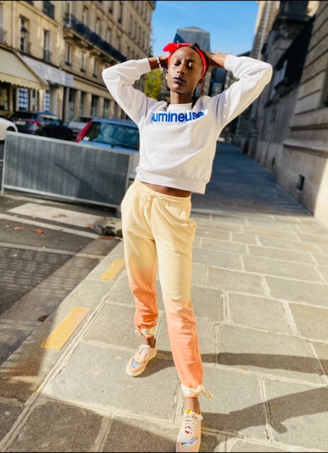 Sweat Luma-Lumineuse-Gris doux - Sakina M&#39;sa