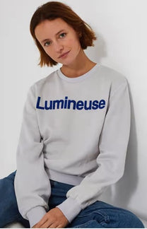 Sweat Luma-Lumineuse-Gris doux - Sakina M&#39;sa