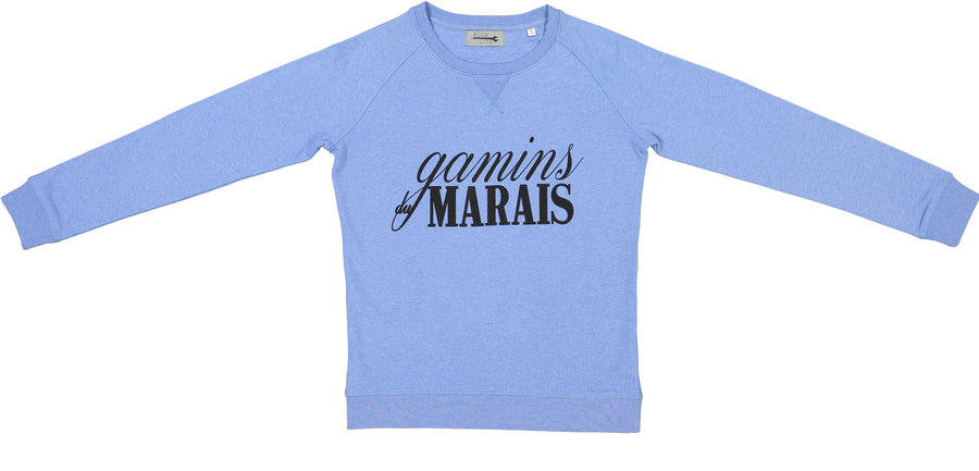 Sweatshirt Gamins du Marais - Bleu - Sakina M'sa