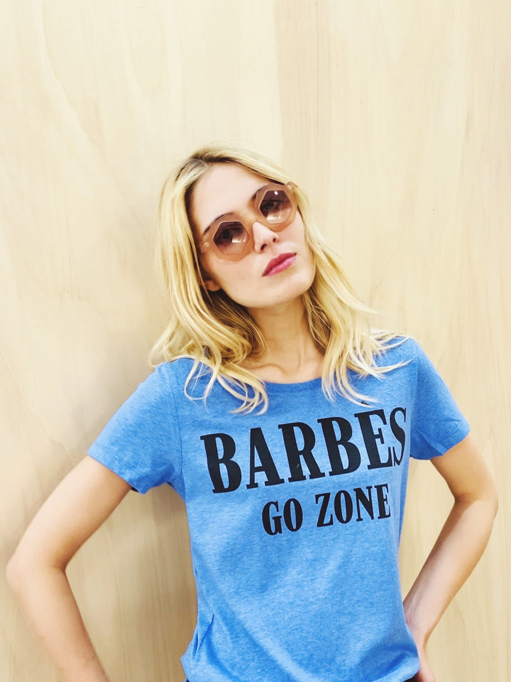 T-shirt Barbès Go Zone - Bleu - Sakina M'sa