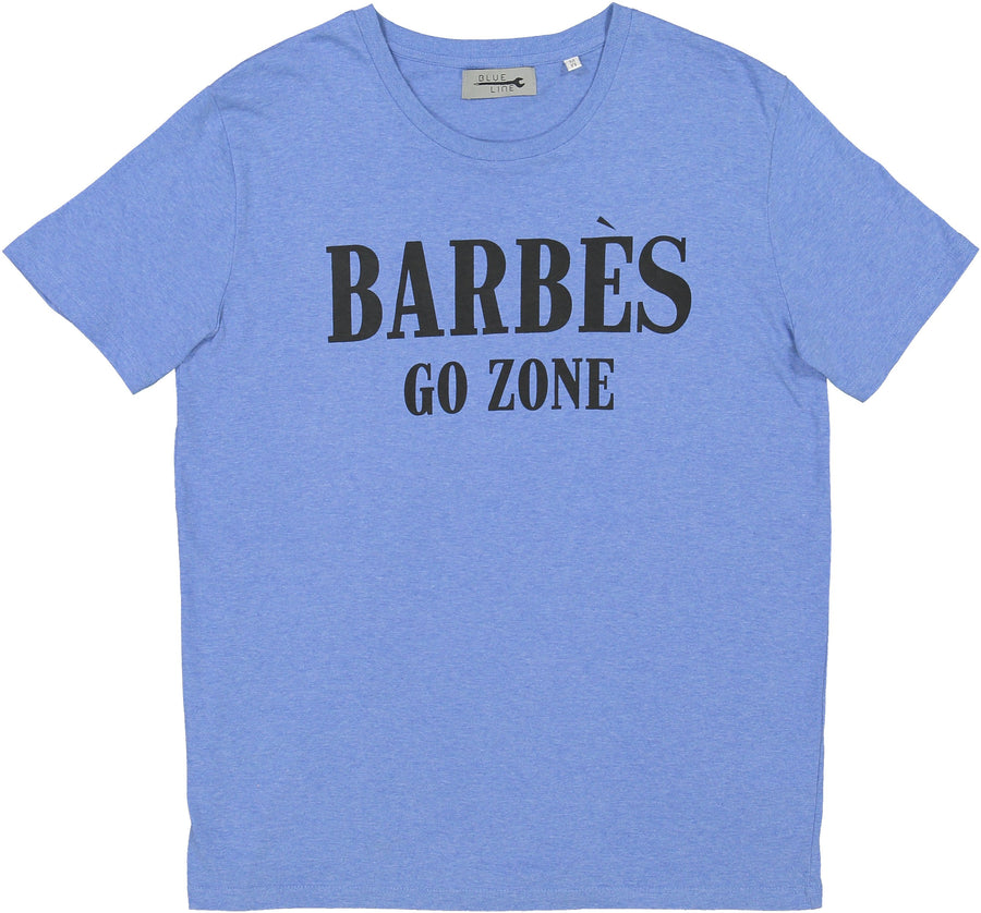 T-shirt Barbès Go Zone - Bleu - Sakina M'sa