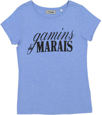 T-shirt Gamins du Marais - Bleu - Sakina M&#39;sa
