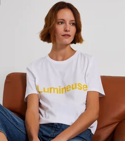 T-shirt LUCIE LUMINEUSE - Sakina M&#39;sa